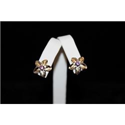 Dazzling Flower Stud Earrings (74E)