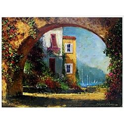 Print  Birds Through the Arch   James Coleman