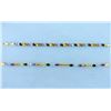 Image 1 : TWO 14k Multi Color Gemstone Bracelets - 20 Carats Total!