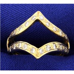 .6ct Total Weight Diamond Ring Jacket