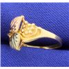 Image 2 : Rose & Yellow Gold Leaf Ring