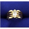 Image 1 : 1/2ct Marquise Diamond Ring