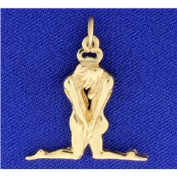 Kneeling Man & Woman Lovers Pendant