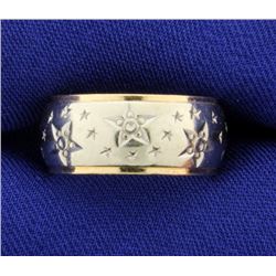 Star Design Band Ring