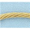 Image 2 : Gold Rope Bracelet with Sapphire