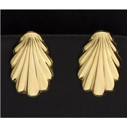 Seashell Gold Earrings