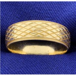 14K Woman's Wedding Band