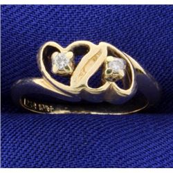 Diamond Heart Ring