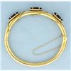 Image 2 : 6ct TW Garnet Bangle Bracelet