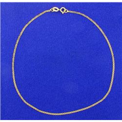 10 Inch Anchor Chain Anklet