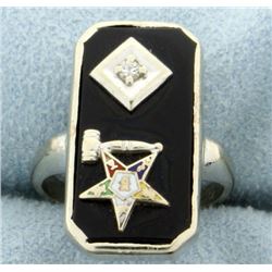 Order of the Eastern Star Masonic Ring