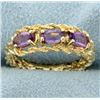 Image 1 : .75ct TW Amethyst Ring