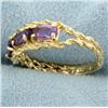 Image 2 : .75ct TW Amethyst Ring