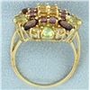 Image 3 : 5.5 ct TW Multi Colored Gemstone Ring