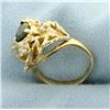 Image 2 : Antique Tourmaline & White Sapphire Ring