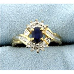 Diamond & Sapphire Ring