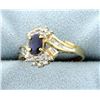 Image 2 : Diamond & Sapphire Ring