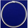 Image 1 : Yellow and White Gold Two Sided Omega Necklace