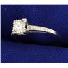 Image 2 : .6 ct TW Diamond Engagement Ring in Platinum