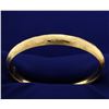 Image 1 : Etched 14k Hinged Bangle Bracelet