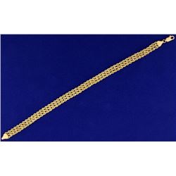 Rope Style Gold Bracelet