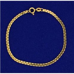 7 Inch Gold Bracelet