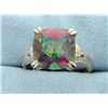 Image 1 : Mystic Topaz and Diamond Ring