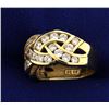 Image 2 : 1 1/2ct TW CZ Ring in 14k Gold