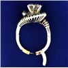 Image 3 : 4ct TW Diamond Ring with Hinged Arthritic Shank