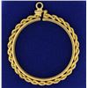 Image 1 : Bezel Pendant for One Ounce Gold Eagle Coin