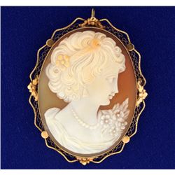 Cameo Pendant or Pin