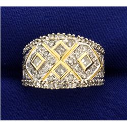 Vintage 1ct TW Diamond Ring