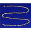 Image 1 : Italian Made 20 1/2 Inch Figaro Neck Chain