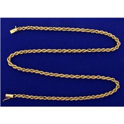 20 3/4 Inch Rope Neck Chain