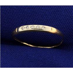 Thin Diamond Ring Band