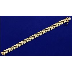 7 1/4 Inch Woven Link Bracelet