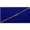 Image 1 : Diamond Wheat Link Bracelet