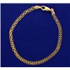 Image 1 : 7 1/2 Inch Flat Link Bracelet