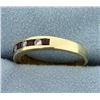 Image 2 : Diamond and Ruby Band Ring