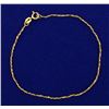 Image 1 : 7 Inch Twisting Rope Link Bracelet
