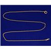 Image 1 : 14 3/4 Inch Rope Style Neck Chain