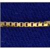 Image 2 : Italian Made 24 Inch Box Link Neck Chain