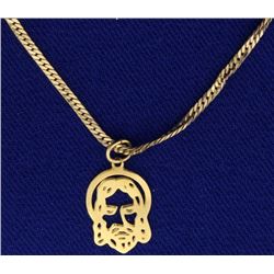 Jesus Christ Pendant and Chain