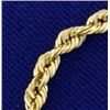 Image 2 : 9 Inch Rope Style Anklet