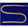 Image 1 : Italian Made 18 Inch 6 Strand Woven Neck Chain