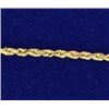 Image 2 : 28 1/4 Inch Rope Style Neck Chain