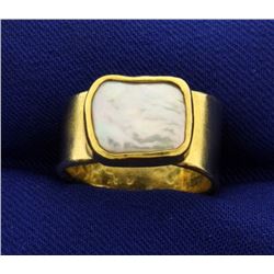 Betsy Fuller Mother of Pearl Designer Ring
