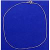 Image 1 : Italian Made 16 1/2 Inch Snake Style Neck Chain