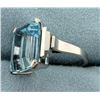 Image 2 : Over 9ct Aquamarine Ring