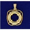 Image 1 : Rescue Tube Nautical Pendant